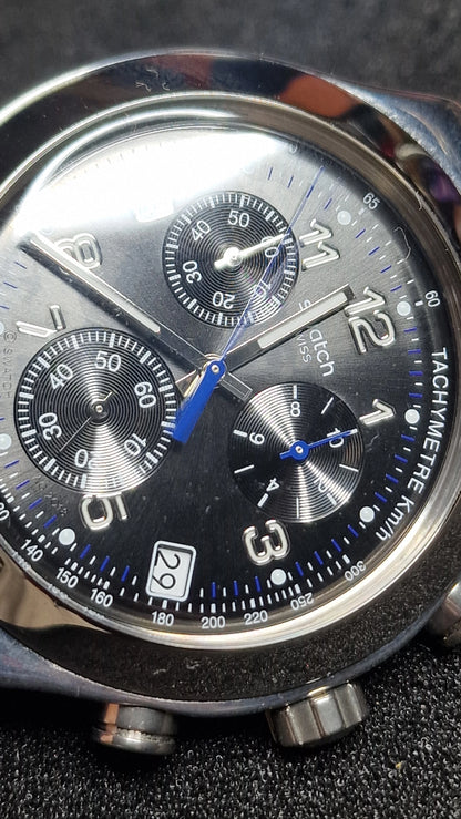 Swatch Irony Chrono YVS451 “Secret Mission” (AG2018) 🕵️‍♂️⏱️