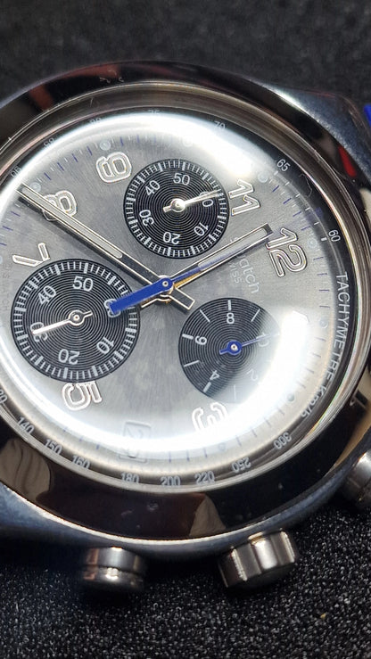 Swatch Irony Chrono YVS451 “Secret Mission” (AG2018) 🕵️‍♂️⏱️