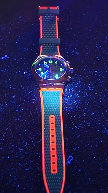 Swatch Irony Chrono YVS452 “Secret Operation” (2018) 🔴🔵 Tachymeter