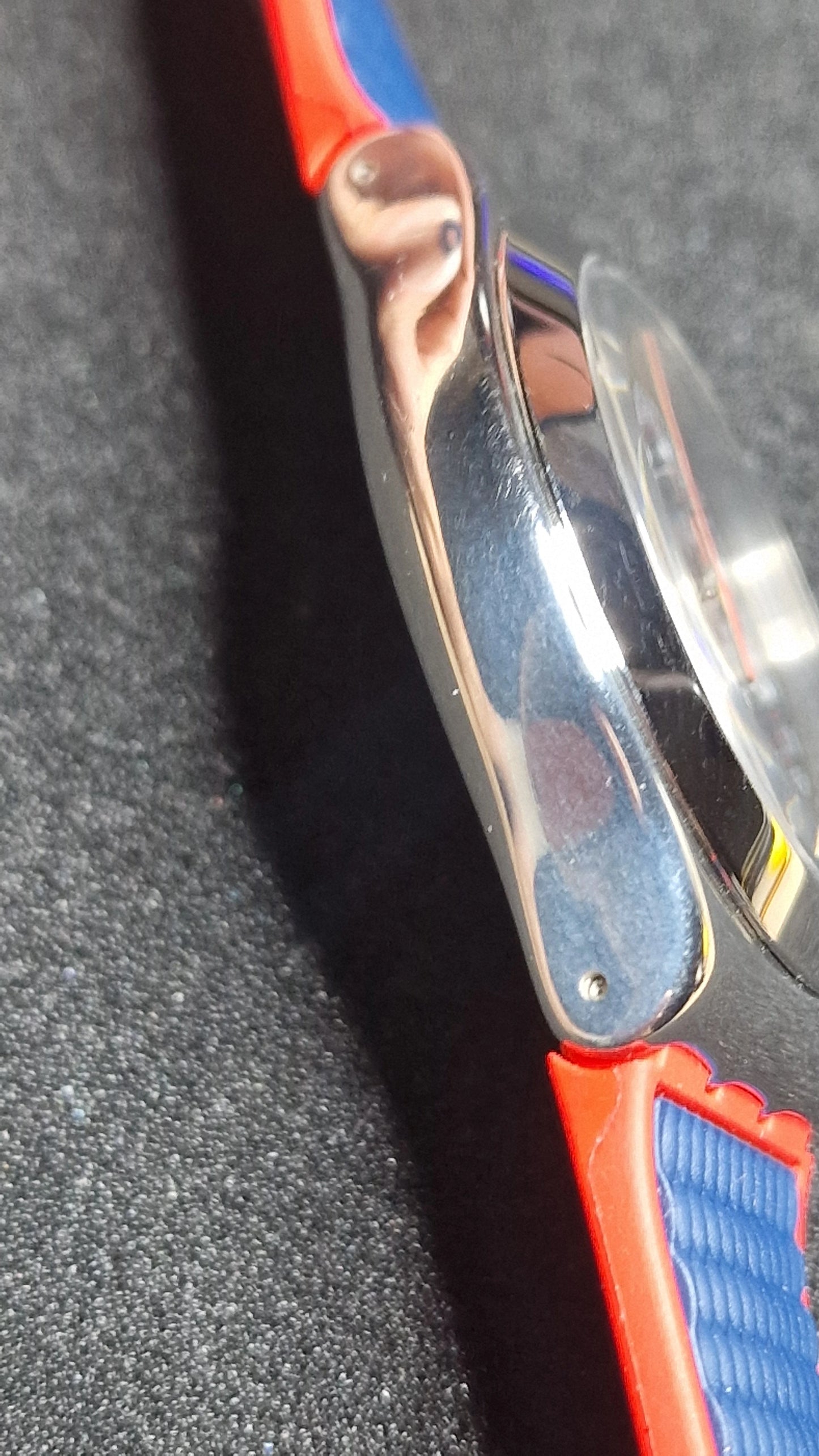 Swatch Irony Chrono YVS452 “Secret Operation” (2018) 🔴🔵 Tachymeter