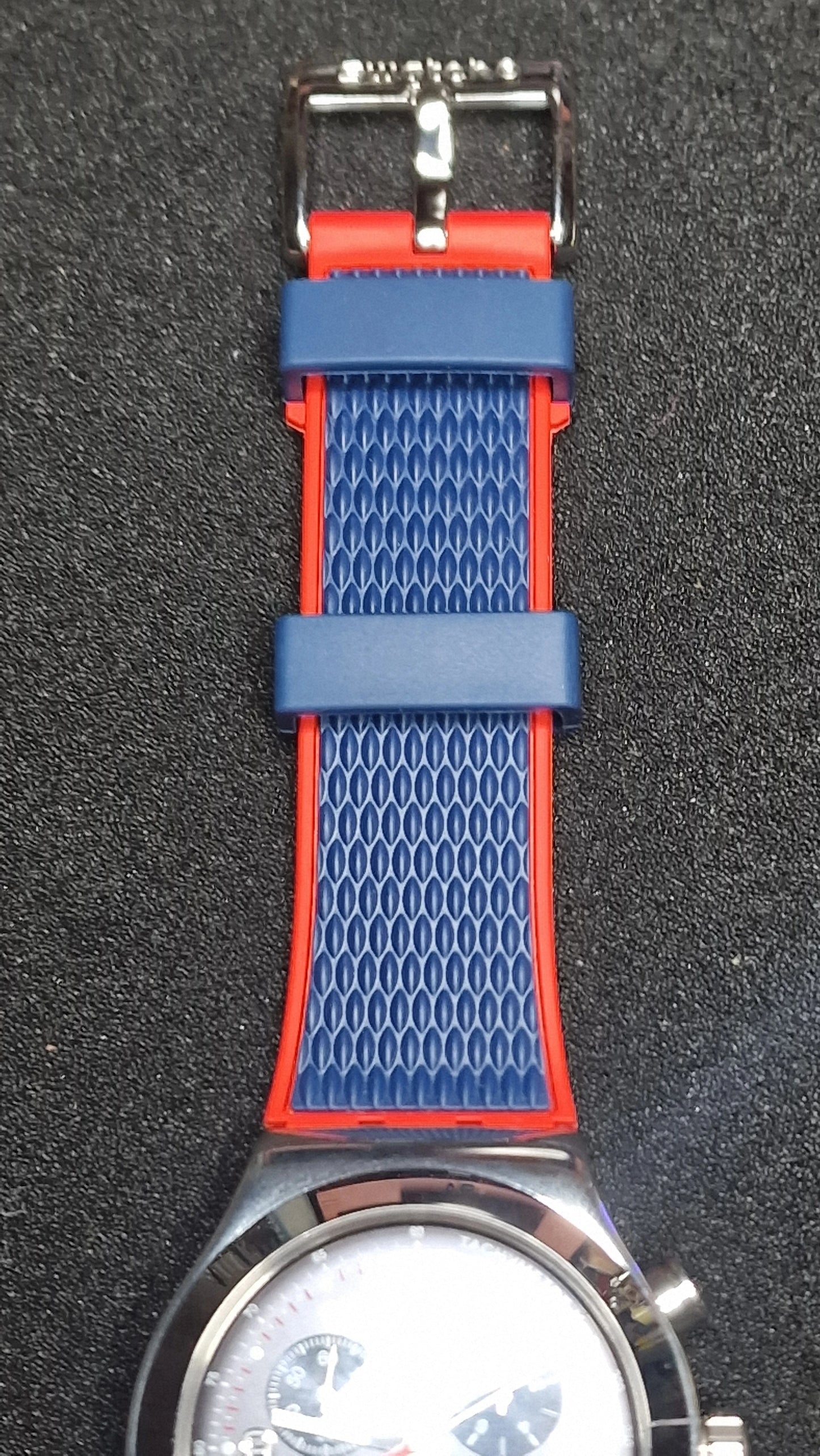 Swatch Irony Chrono YVS452 “Secret Operation” (2018) 🔴🔵 Tachymeter