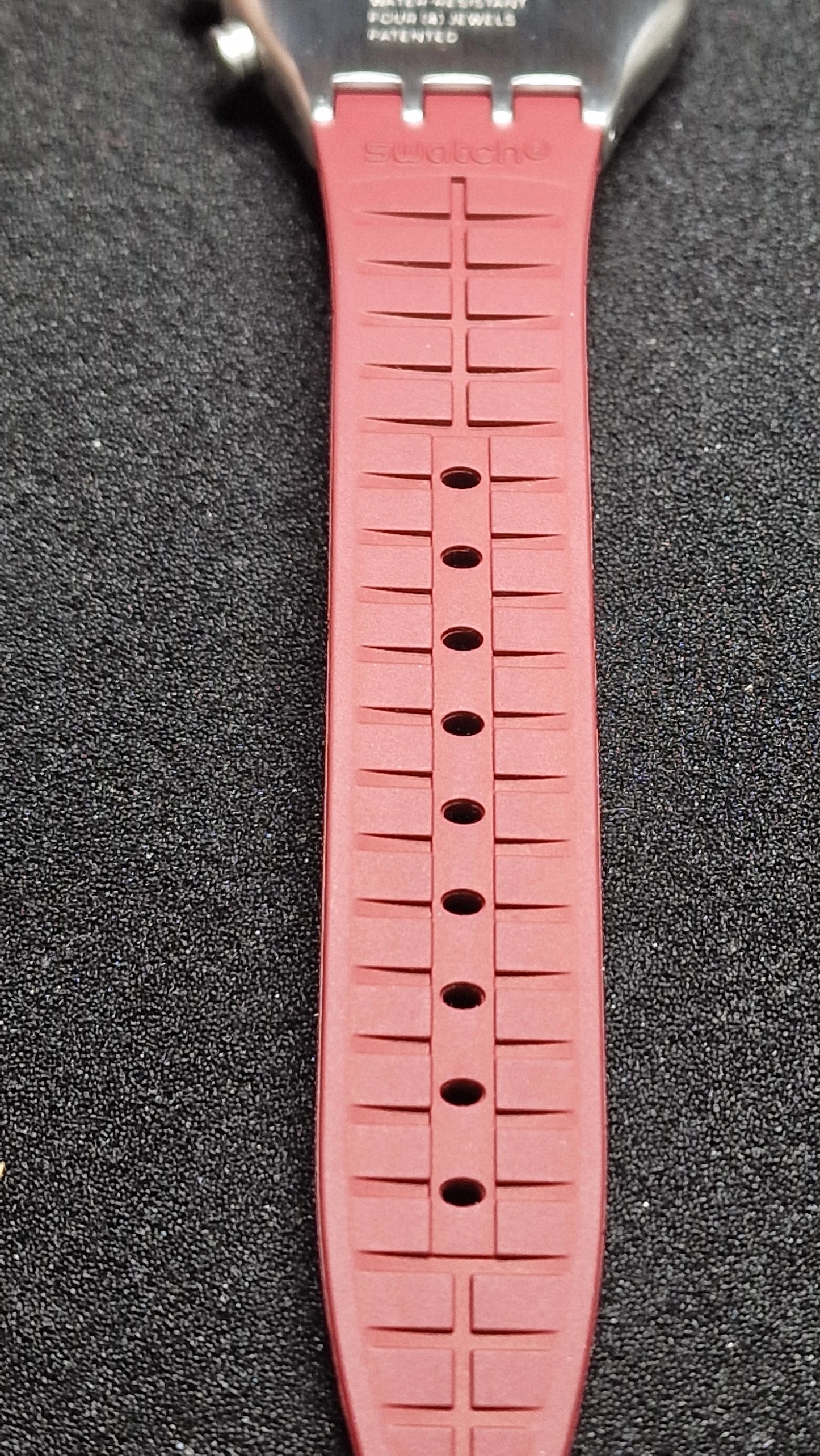 🍷⏱️ Swatch Irony Chrono YVS464 “Wine Grid” (AG2019)