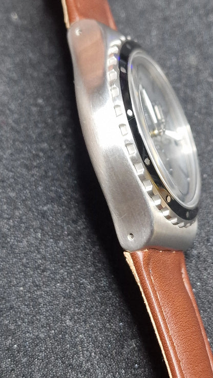 Swatch Irony Chrono YVS437 “Grandino” ⏱️🇨🇭 (Stainless Steel + Date) AG2016