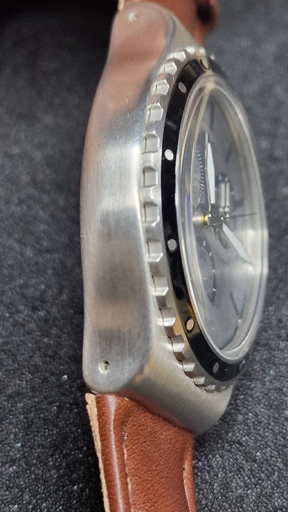 Swatch Irony Chrono YVS437 “Grandino” ⏱️🇨🇭 (Stainless Steel + Date) AG2016