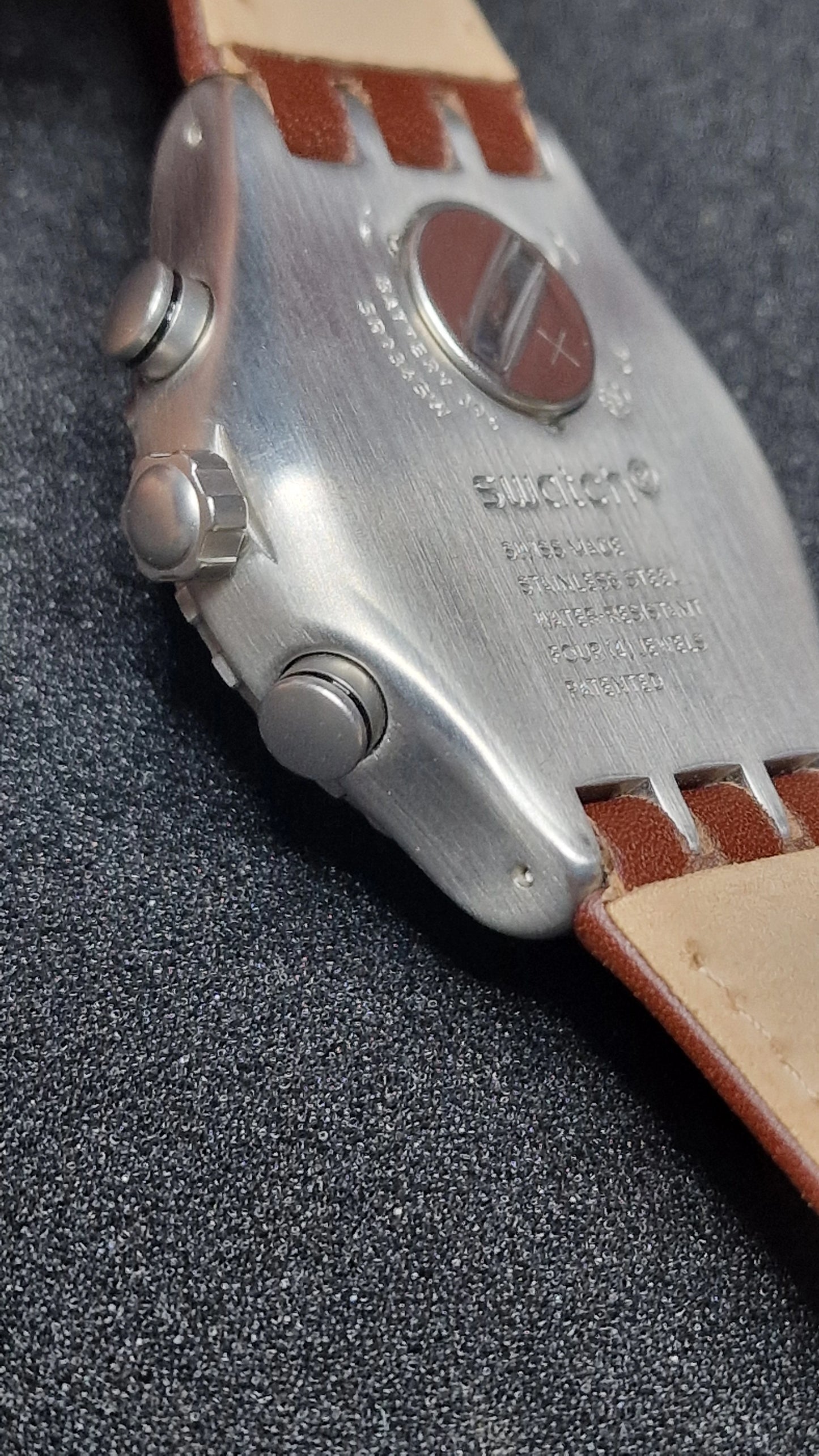 Swatch Irony Chrono YVS437 “Grandino” ⏱️🇨🇭 (Stainless Steel + Date) AG2016