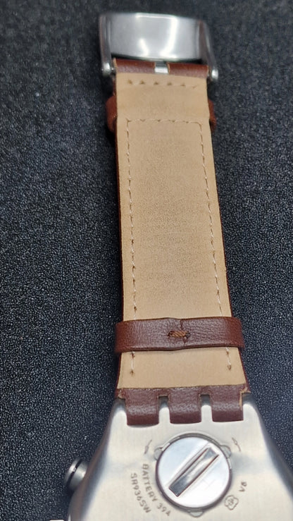 Swatch Irony Chrono YVS437 “Grandino” ⏱️🇨🇭 (Stainless Steel + Date) AG2016