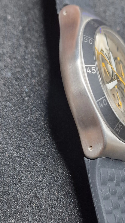 🕹️ Swatch Irony Chrono YVS420 “Jump High” (AG 2014) – sporty chrono with killer lume ✨