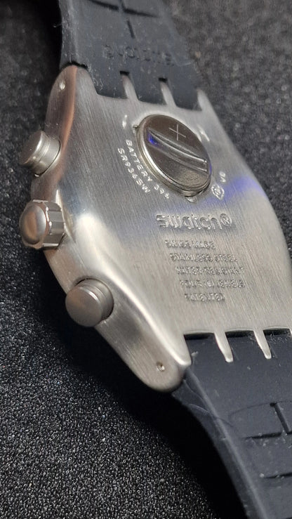 🕹️ Swatch Irony Chrono YVS420 “Jump High” (AG 2014) – sporty chrono with killer lume ✨