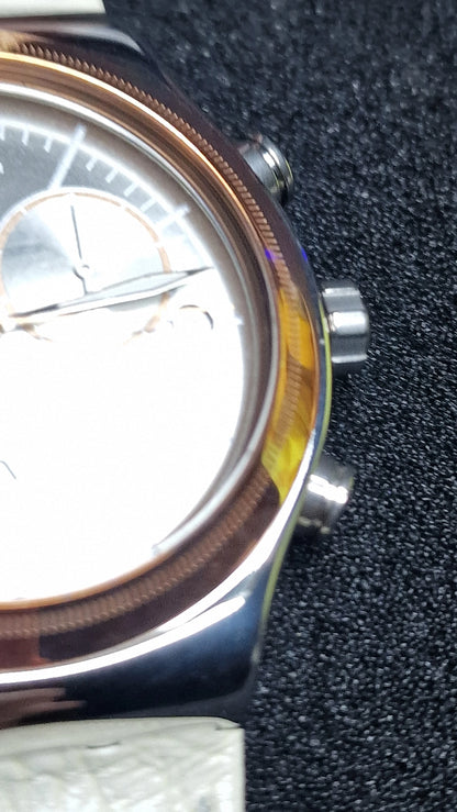 ⌚️ Swatch Irony Chrono YVS412 “AlbinoStrich” (AG 2013) – elegant two-tone chrono 🤍✨