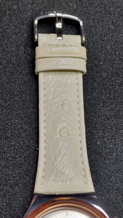 ⌚️ Swatch Irony Chrono YVS412 “AlbinoStrich” (AG 2013) – elegant two-tone chrono 🤍✨