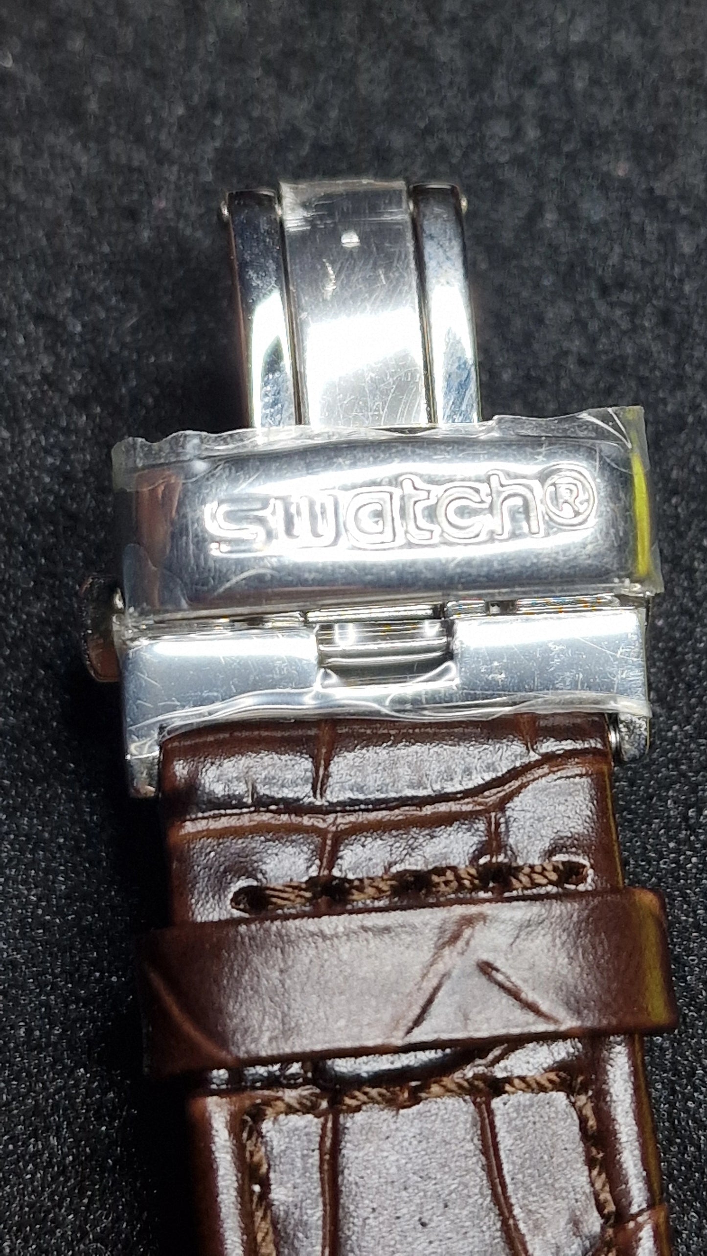 Swatch Irony Chrono YVS410C “London” (AG 2013) – Blue Dial + Strong Lume ✨