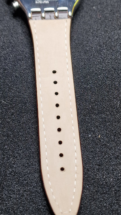 Swatch Irony Chrono YVS410C “London” (AG 2013) – Blue Dial + Strong Lume ✨