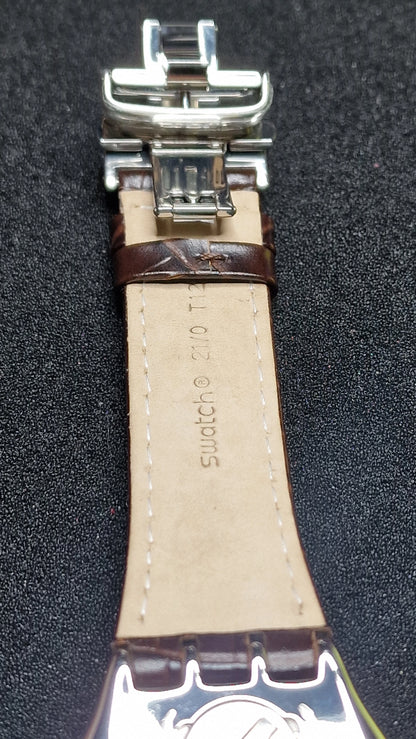 Swatch Irony Chrono YVS410C “London” (AG 2013) – Blue Dial + Strong Lume ✨