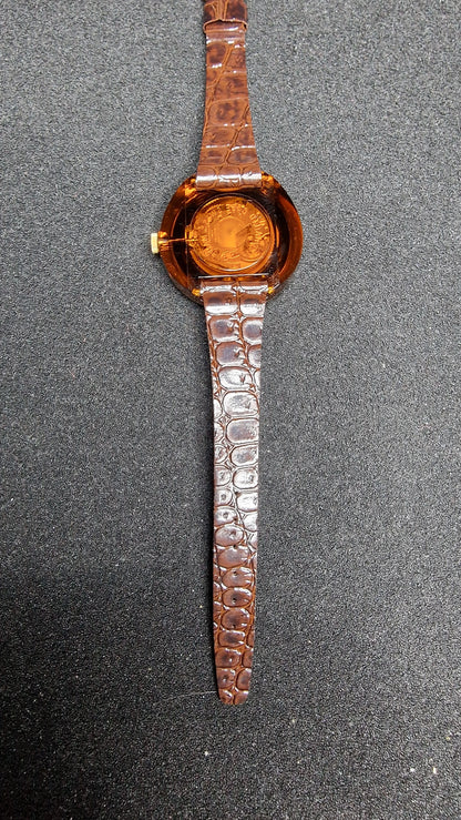 TERIAN – Swiss Made – NOS – ILONA LTD Acrylic Case – 1970s/80s – Mechanical (Copy)