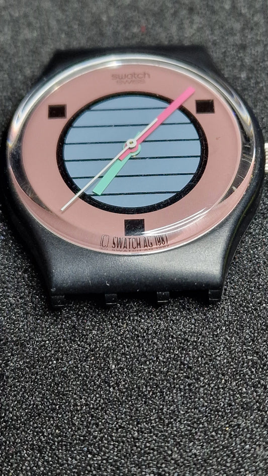 🌴 Swatch GB120 “Coconut Grove” (1988) – Vintage Gent – Iconic 80s Design