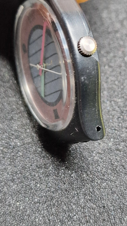 🌴 Swatch GB120 “Coconut Grove” (1988) – Vintage Gent – Iconic 80s Design