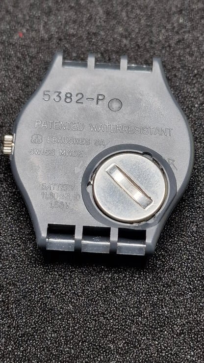 ⌚️ For Sale: Swatch Originals GA102 “Pinstripe” (1985) 🖤🟨