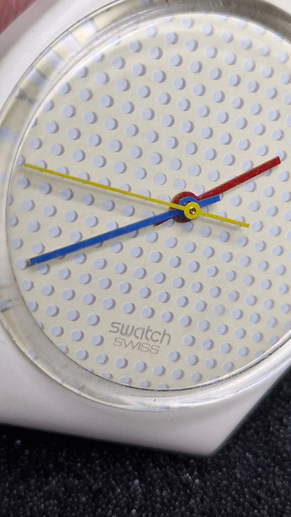 Swatch GW105 “Ping Pong” (1986) ⚪️🏓 – Vintage Swiss Quartz