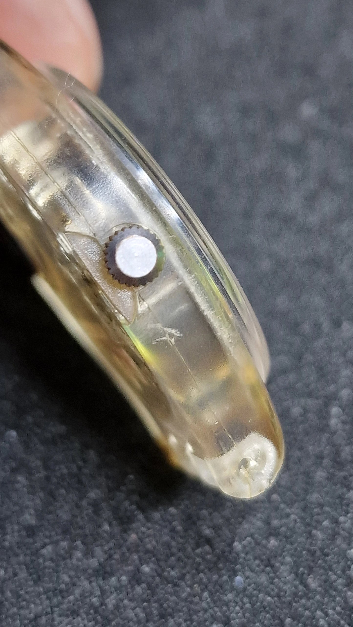 🌊 Swatch GK102 “Nautilus” (1986) – Vintage Gent, transparent case 🐚⌚