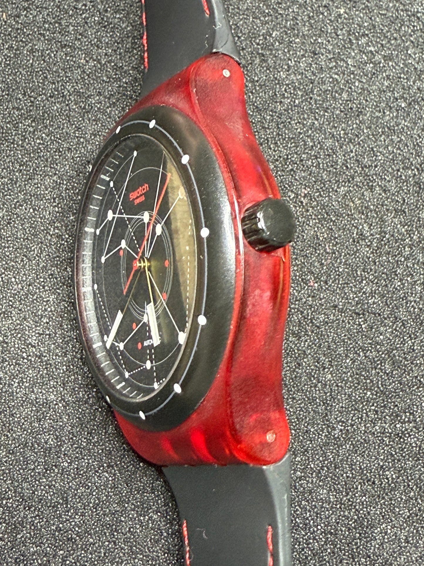 🔴 Swatch Sistem51 Automatic SUTR400 “Red” 42mm (Date) ⌚️✨