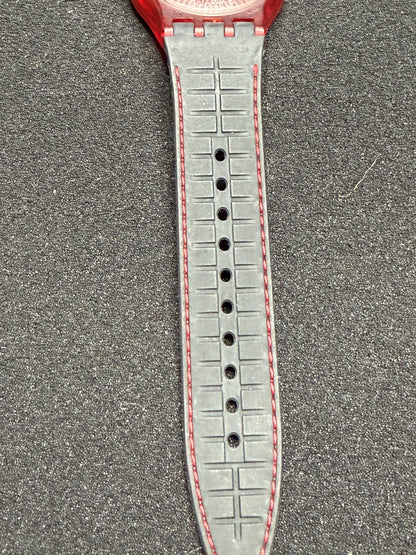 🔴 Swatch Sistem51 Automatic SUTR400 “Red” 42mm (Date) ⌚️✨