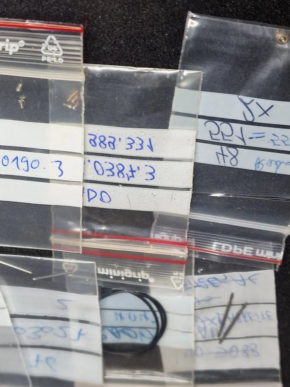 Bundle of Original RADO Spare Parts – Rare & Extensive