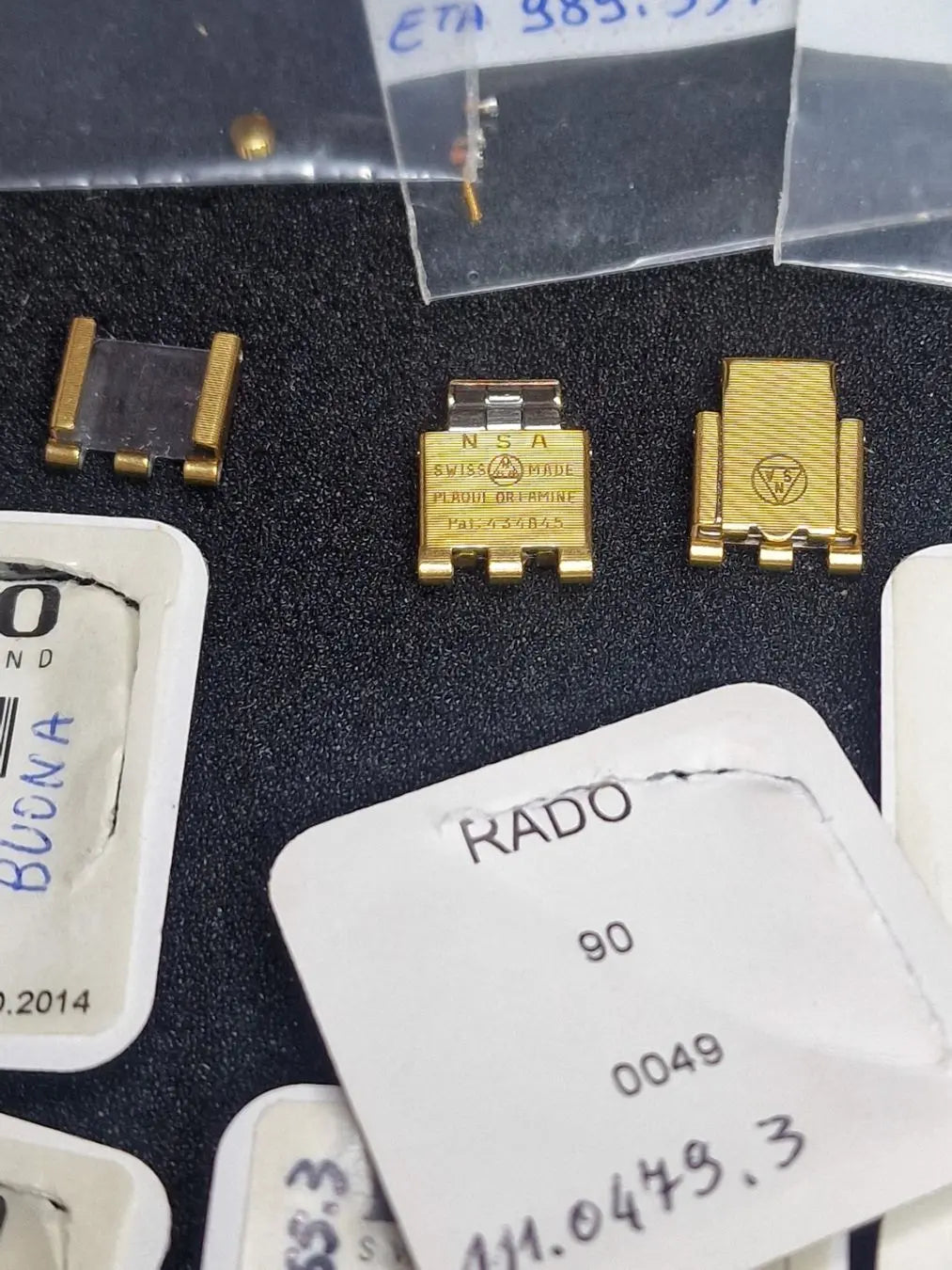 Bundle of Original RADO Spare Parts – Rare & Extensive