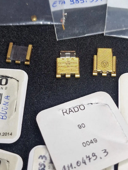 Bundle of Original RADO Spare Parts – Rare & Extensive