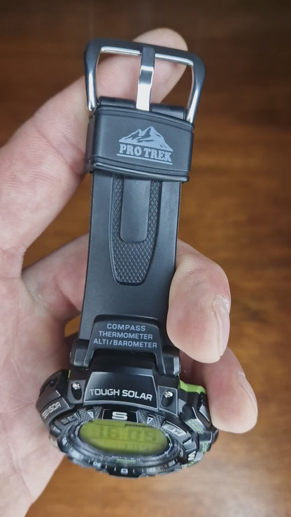 ⛰️ Casio Pro Trek PRG-240 – Tough Solar Compass / Altimeter / Barometer / Thermometer 🌤️