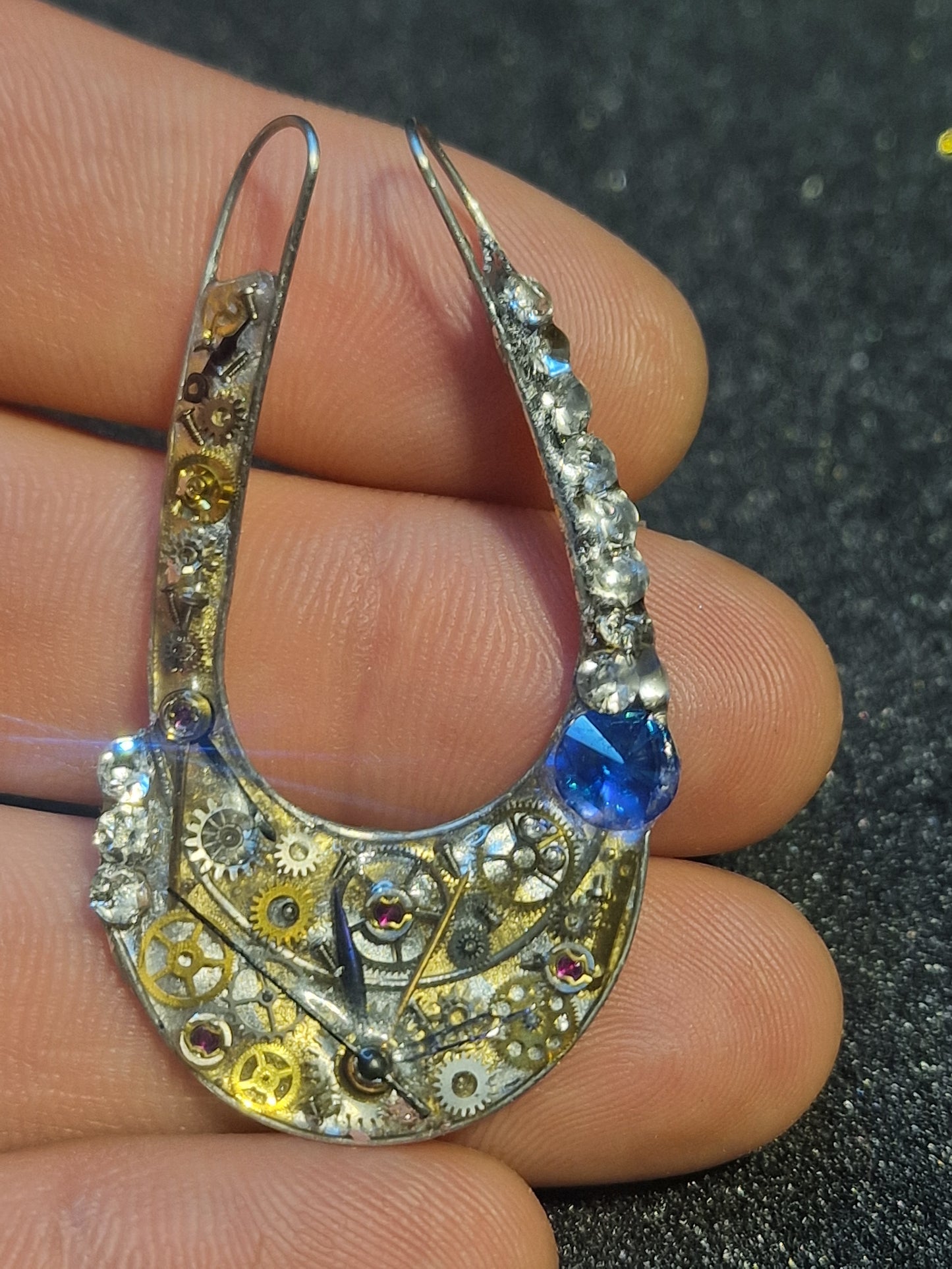 Timekeeper Ring-Holder Pendant — Upcycled Watch Parts by MakiArt (Handmade in Switzerland)