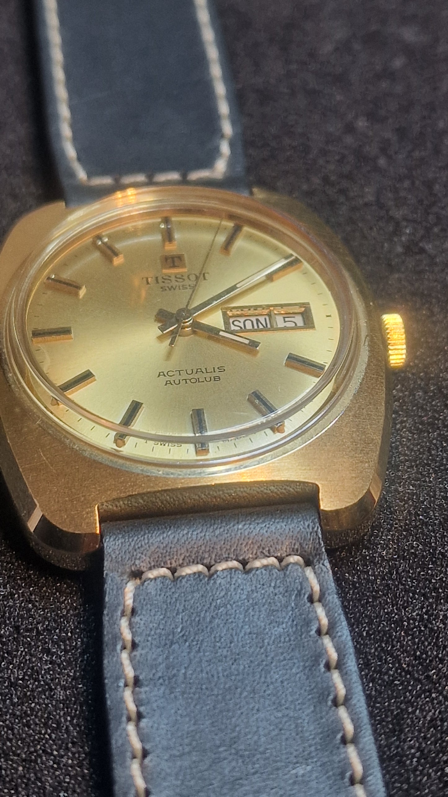 ⭐ Unworn Vintage TISSOT Actualis Autolub – Swiss Made, Hand-Wound, 1960s, Old Stock