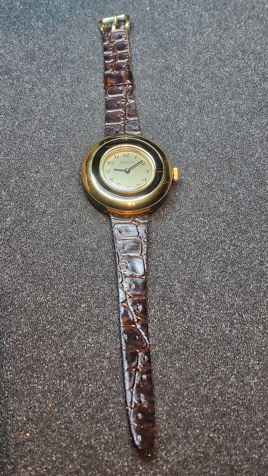 TERIAN – Swiss Made – NOS – ILONA LTD Acrylic Case – 1970s/80s – Mechanical