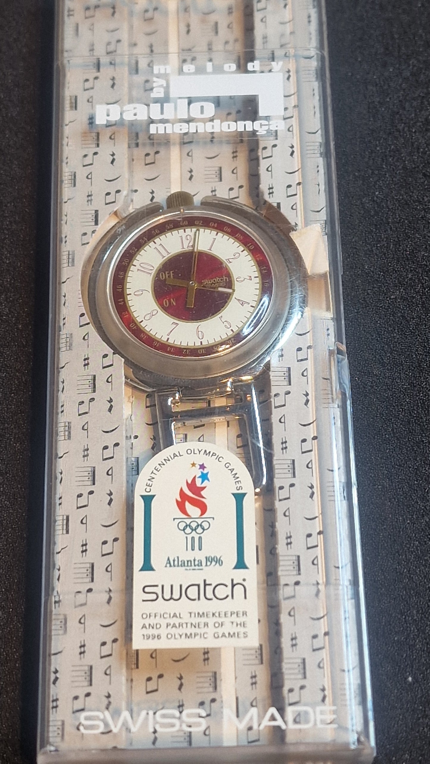 🎶 Swatch POP “Musically” PUK100 – Paulo Mendonça Edition (1996) 🎵