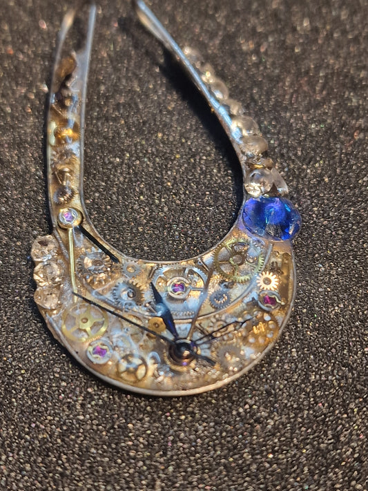 Timekeeper Ring-Holder Pendant — Upcycled Watch Parts by MakiArt (Handmade in Switzerland)