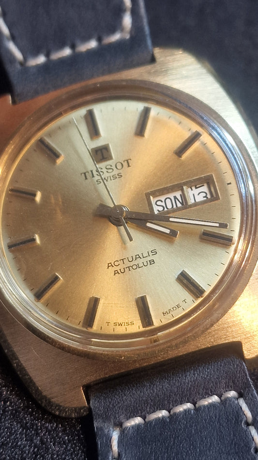 ⭐ Unworn Vintage TISSOT Actualis Autolub – Swiss Made, Hand-Wound, 1960s, Old Stock