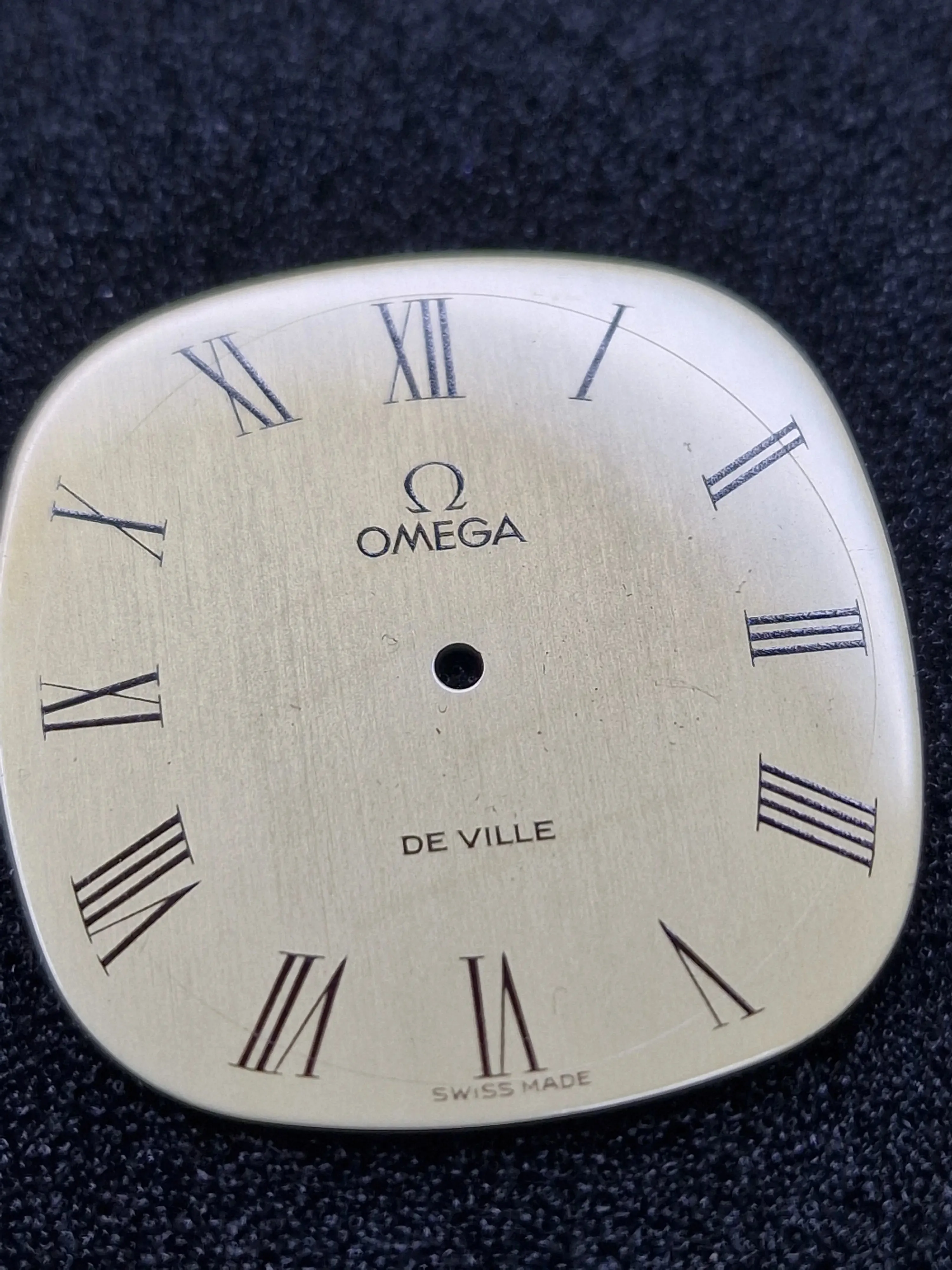 2x Omega De Ville Dials – Original Vintage 28.35 mm 2