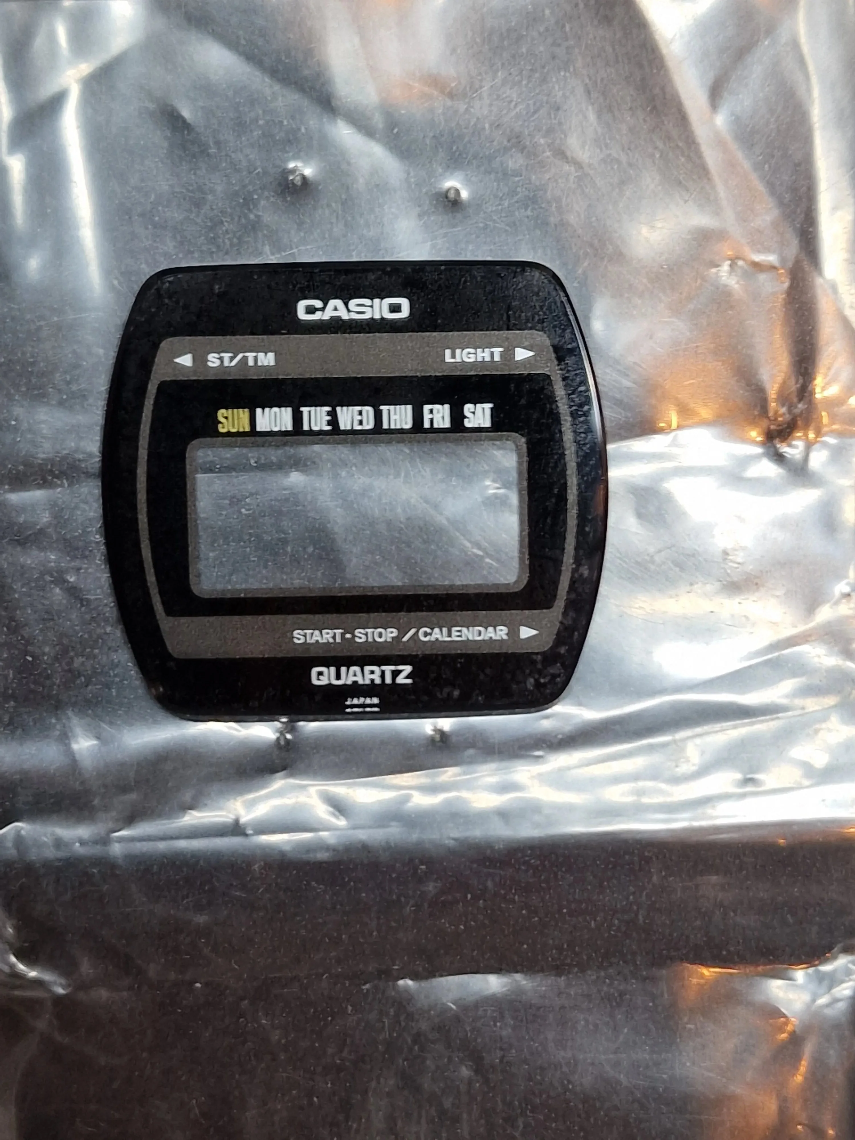 Casio Vintage LCD Frame / Glass – Original Quartz Spare Part 1