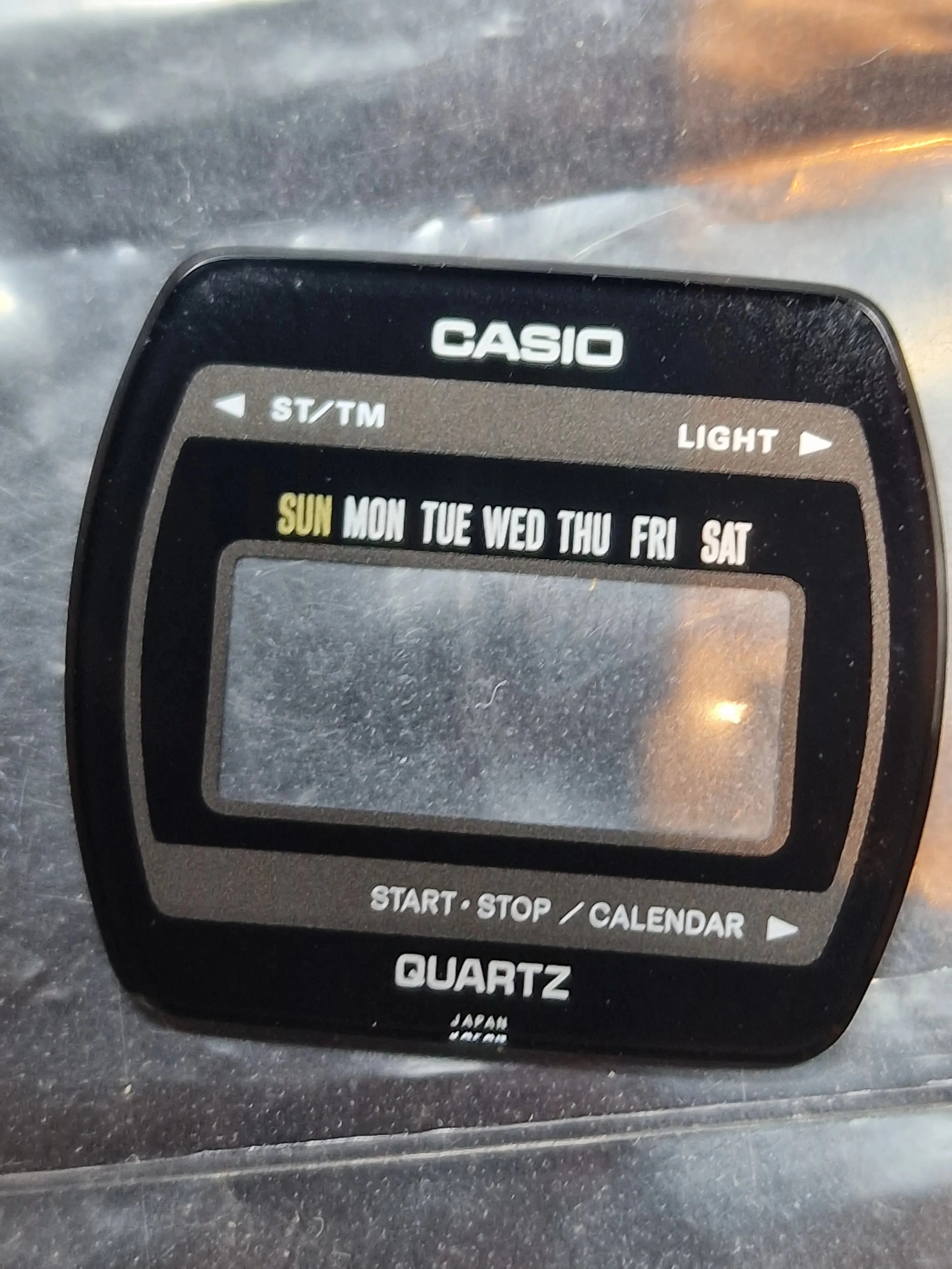 Casio Vintage LCD Frame / Glass – Original Quartz Spare Part 3