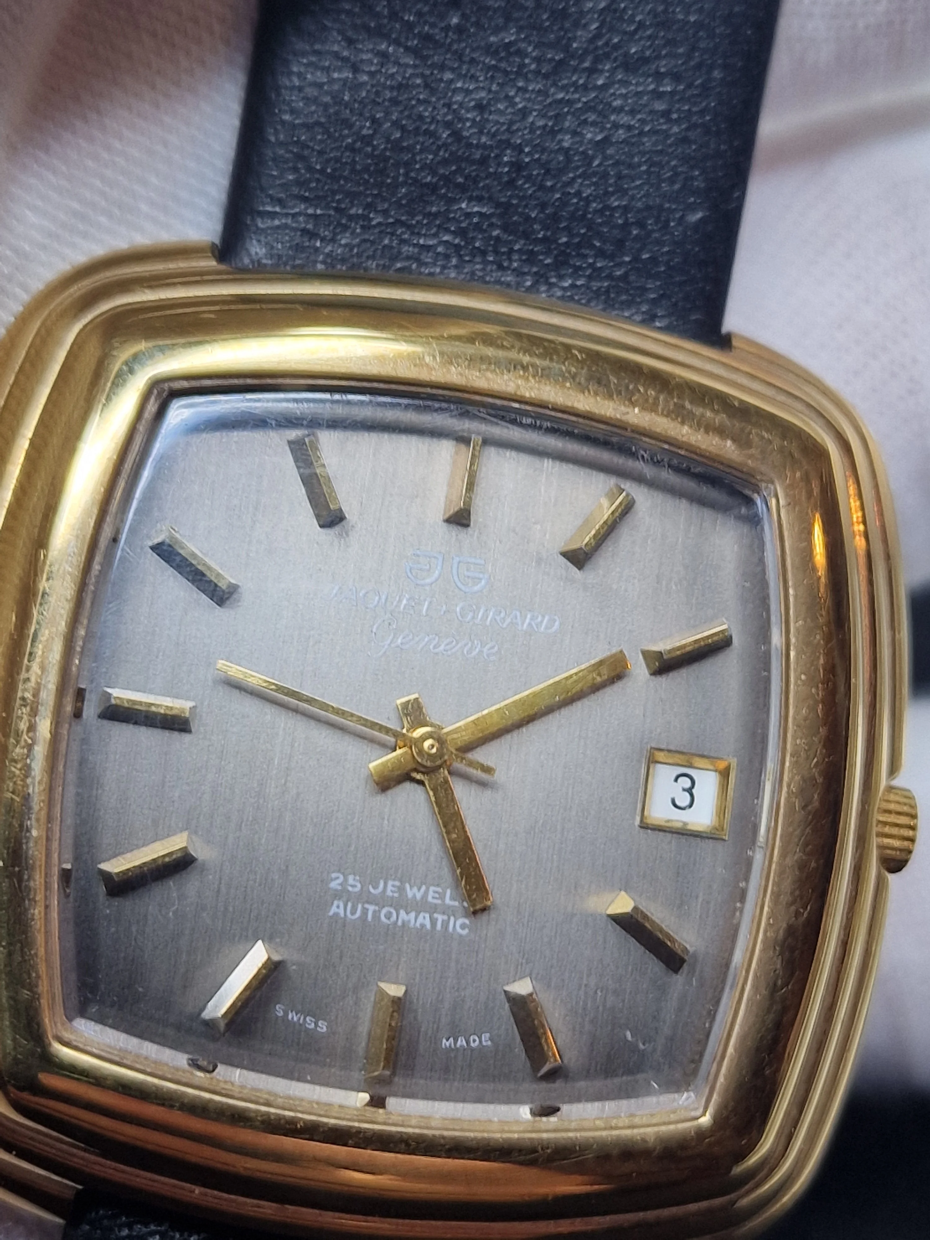 High-Quality Vintage Watch – Jaquet Girard Genève – Automatic – Swiss Made – NOS – 1960s–70s 2