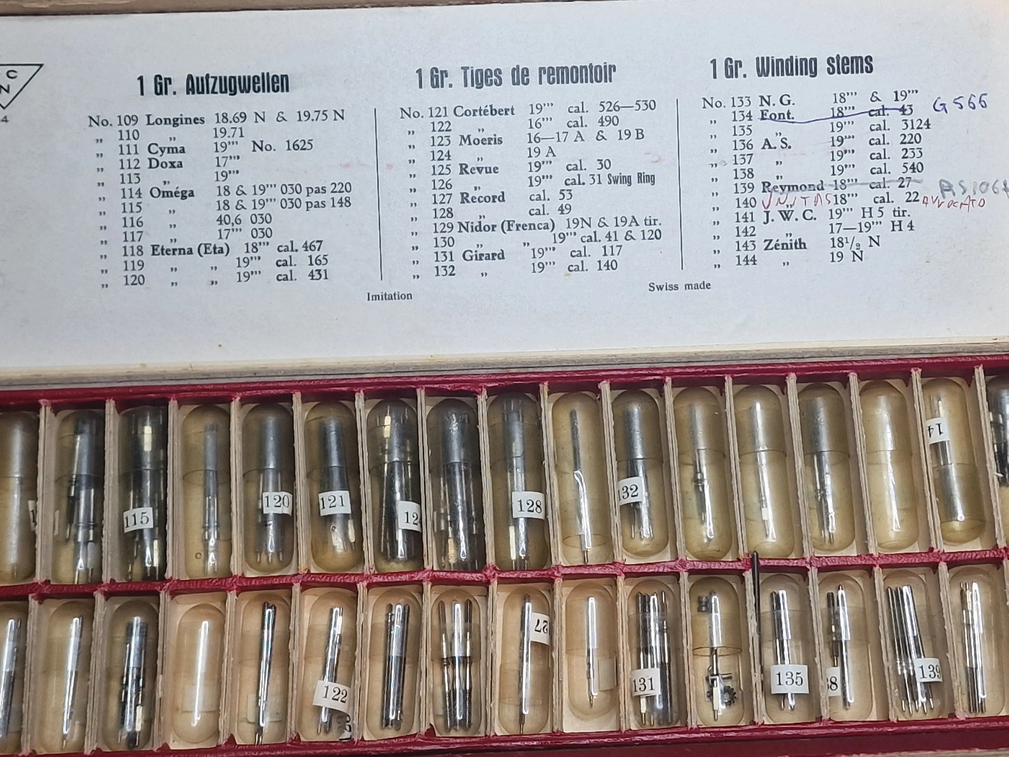 ⏱ Lot of Winding Stems – Longines, Omega, Eterna, Zenith & More 3