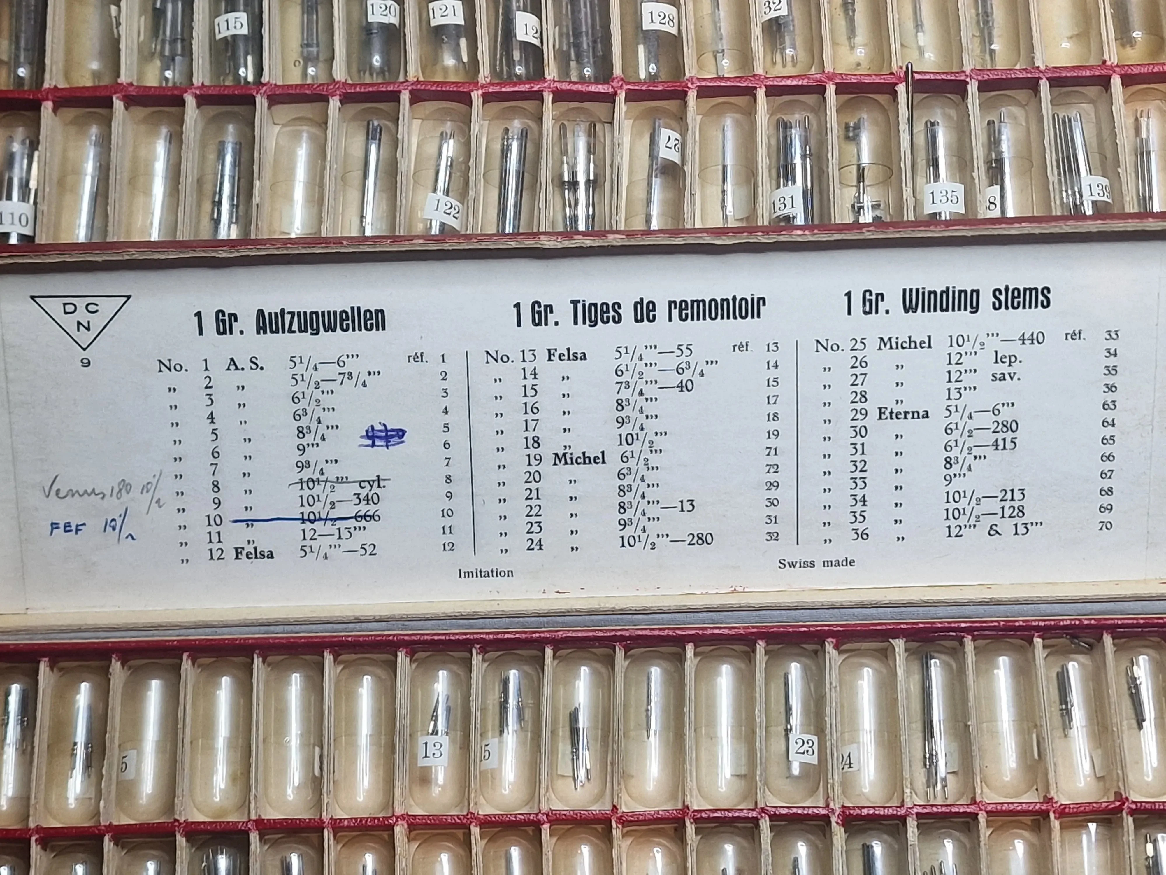 ⏱ Lot of Winding Stems – Longines, Omega, Eterna, Zenith & More 5