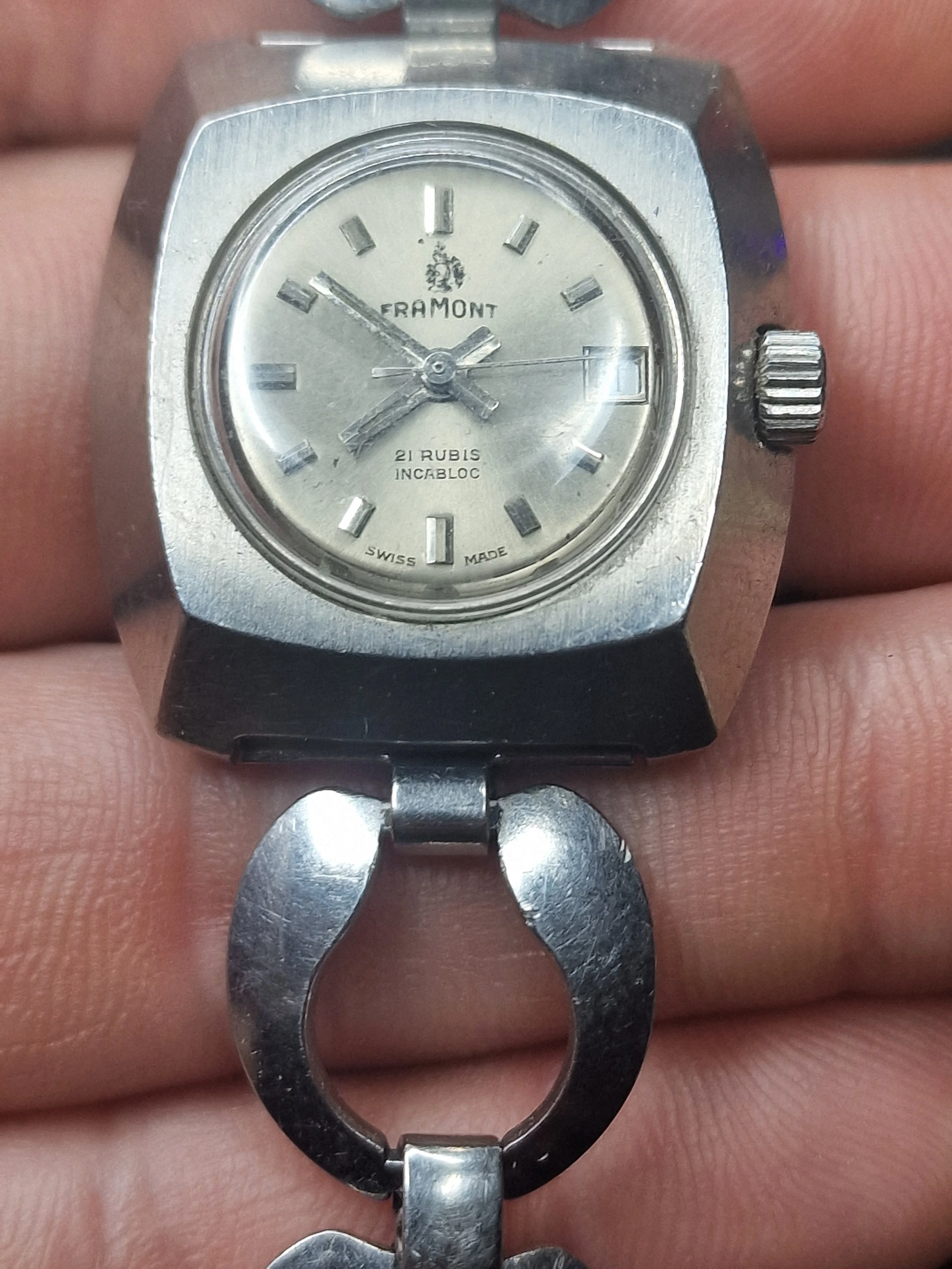 🕰️ Vintage FRAMONT Automatic 21 Rubis – 1970s – 27.5 mm 🕰️