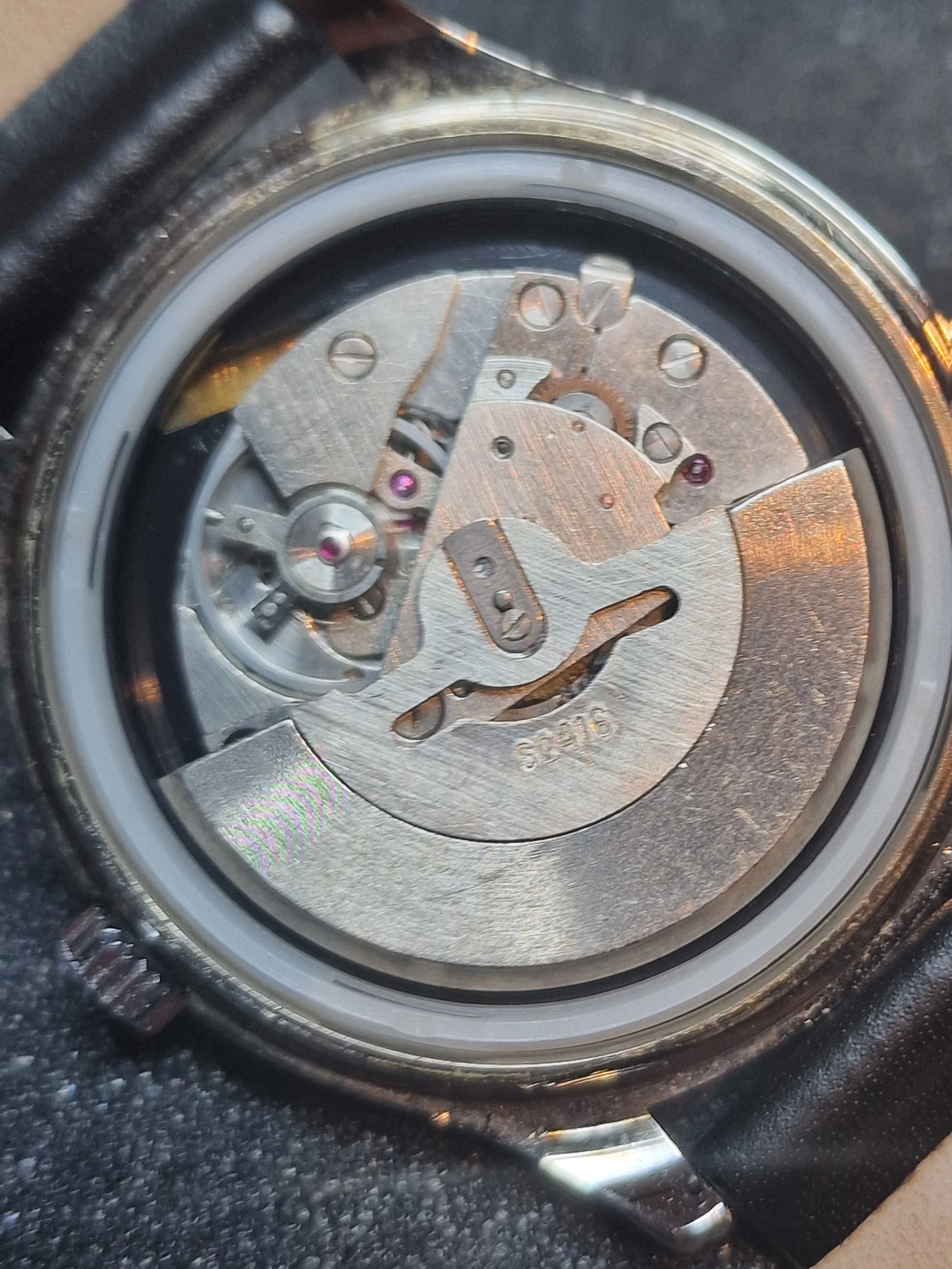 New, Unworn Automatic Blue Time Watch in Bauhaus Style 37mm 8