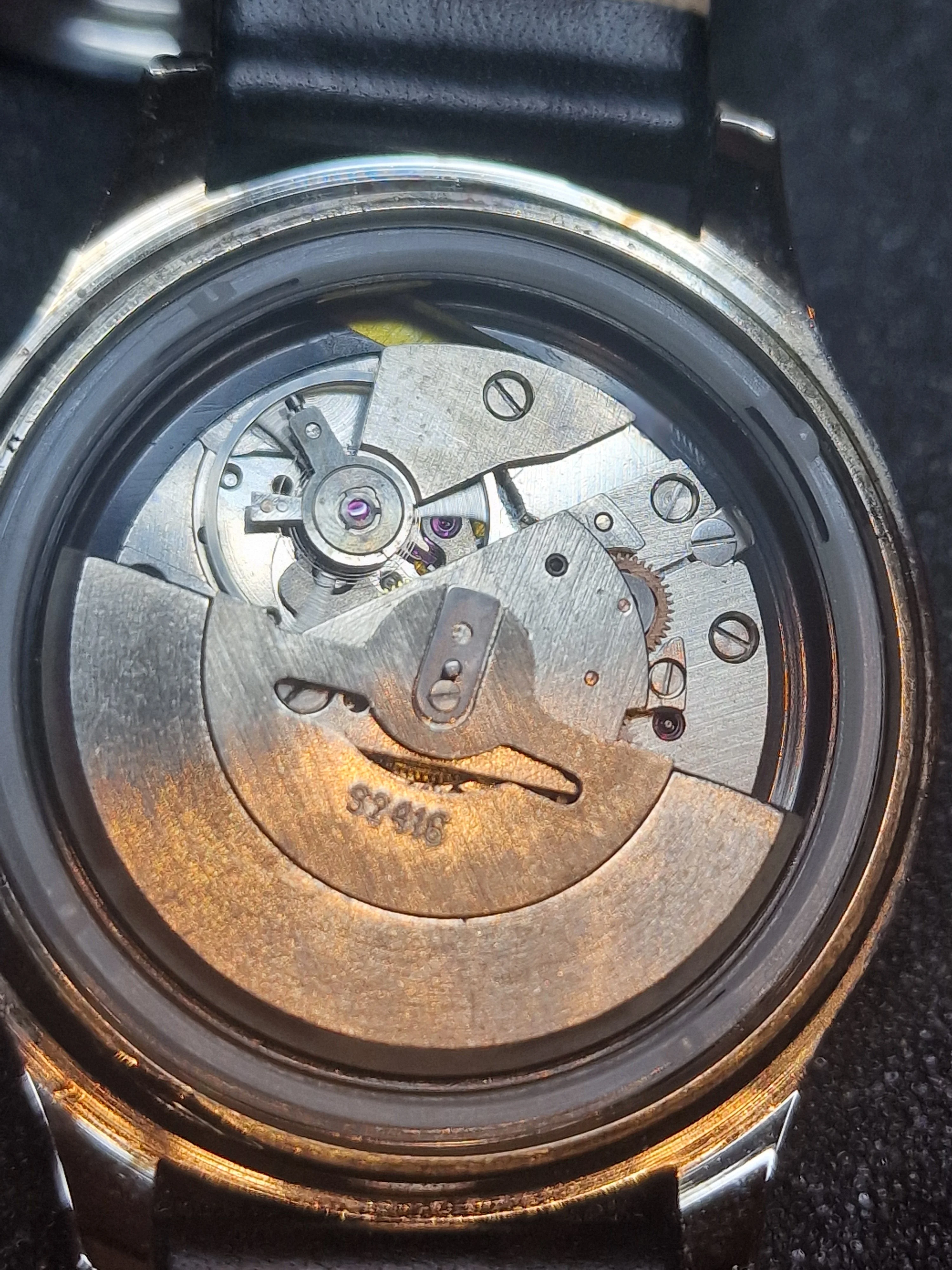 New, Unworn Automatic Blue Time Watch in Bauhaus Style 37mm 10