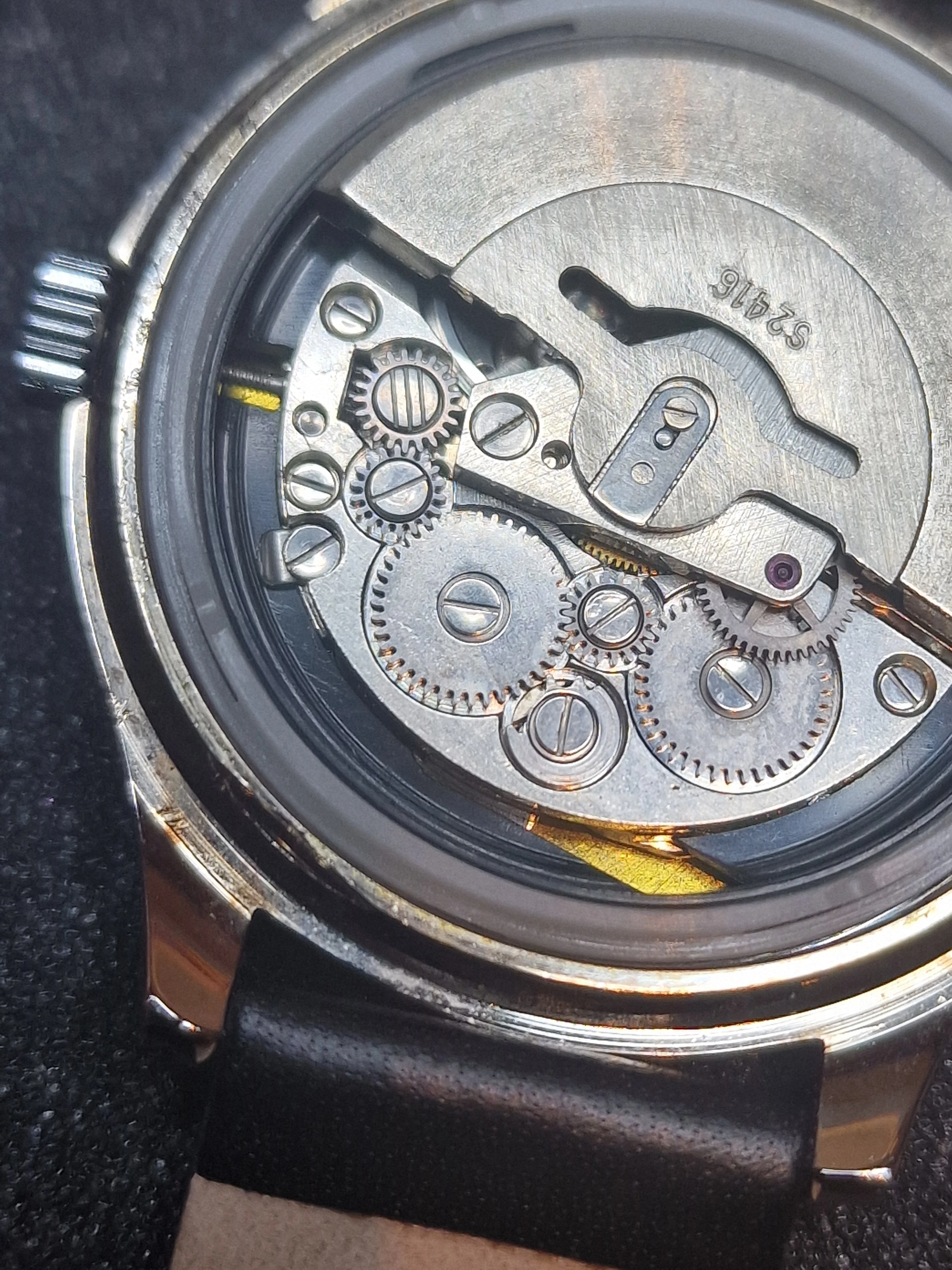 New, Unworn Automatic Blue Time Watch in Bauhaus Style 37mm 11