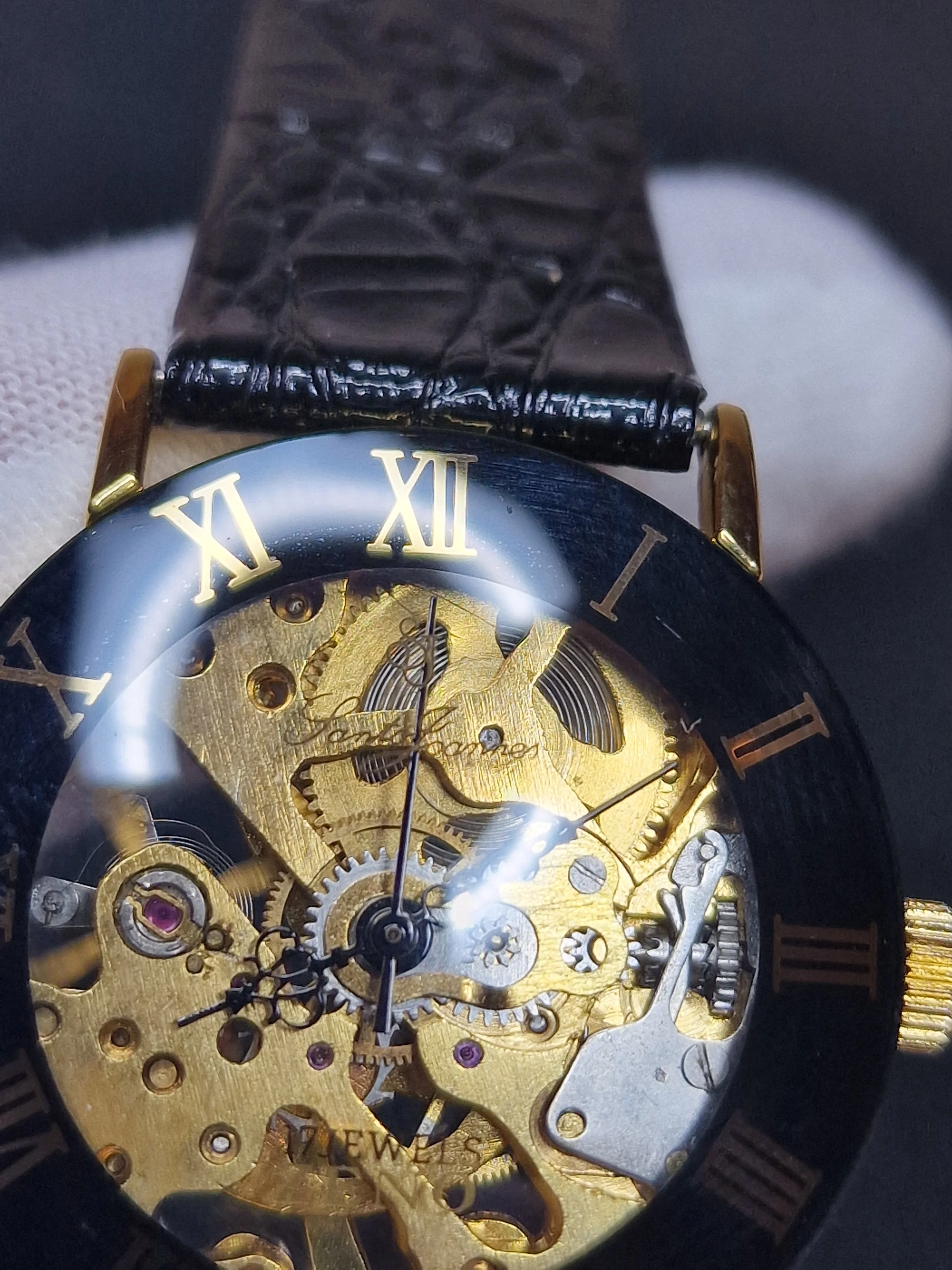 New, unworn Zeno skeleton men's watch from business liquidation 6