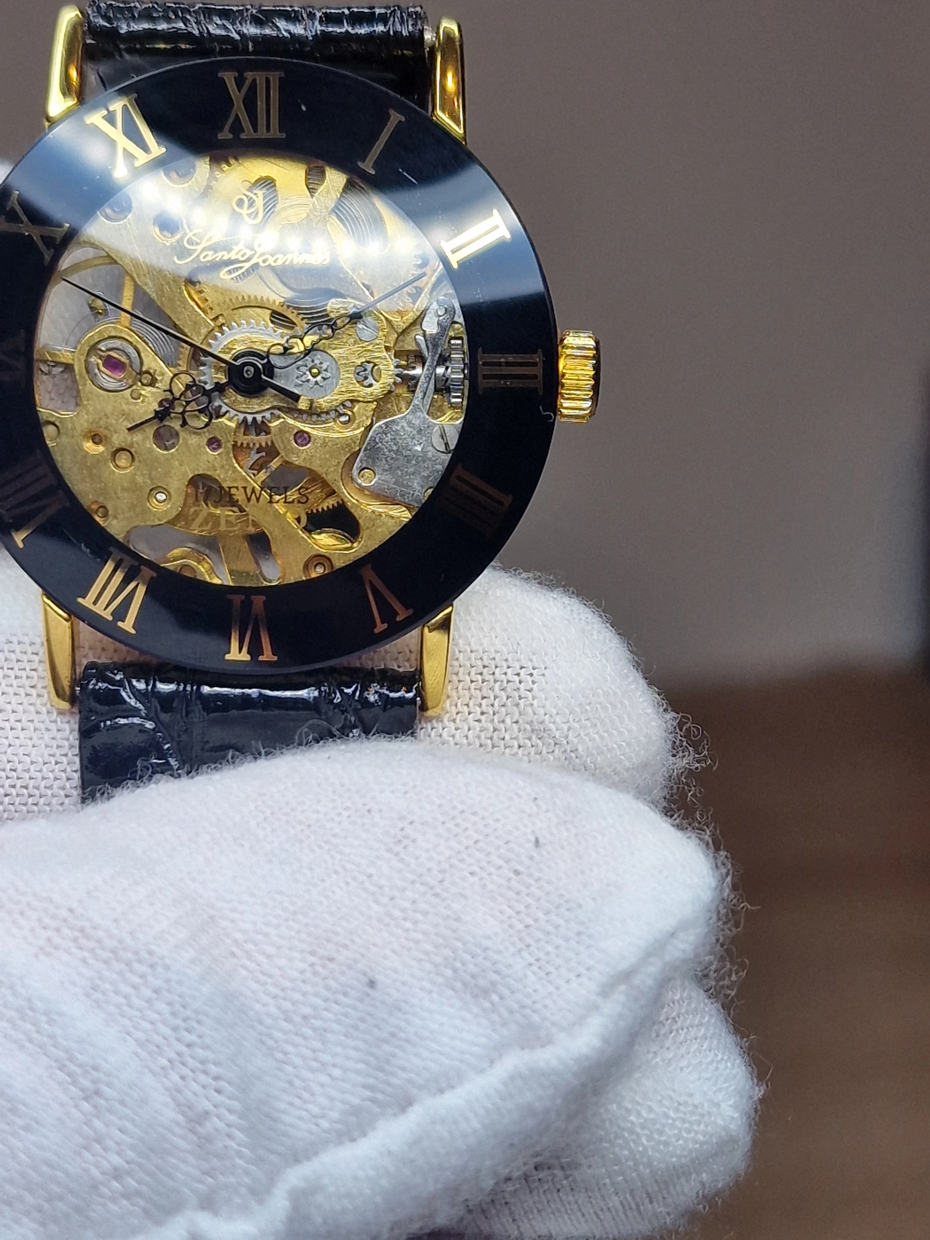 New, unworn Zeno skeleton men's watch from business liquidation 8