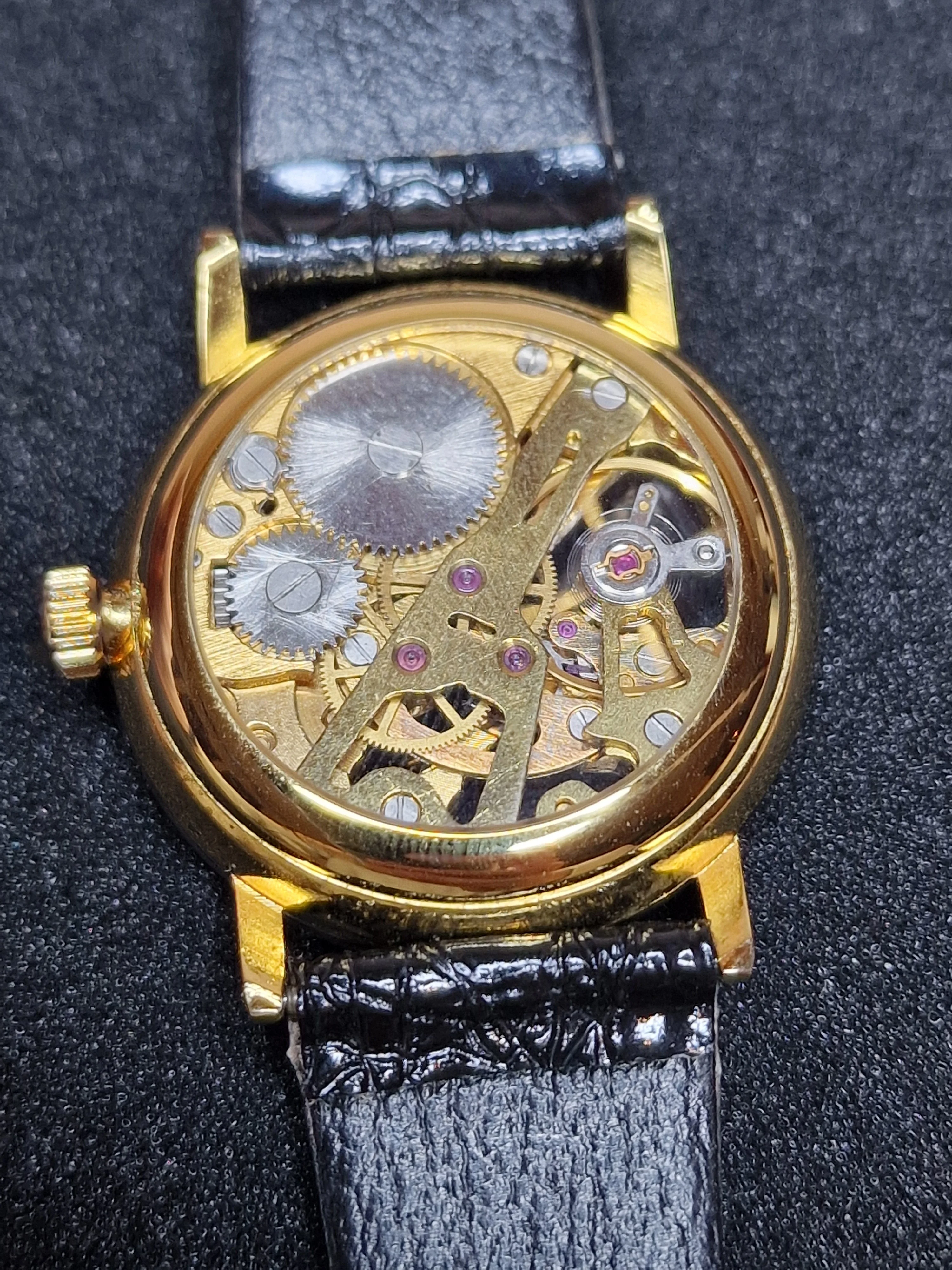 New, unworn Zeno skeleton men's watch from business liquidation 14
