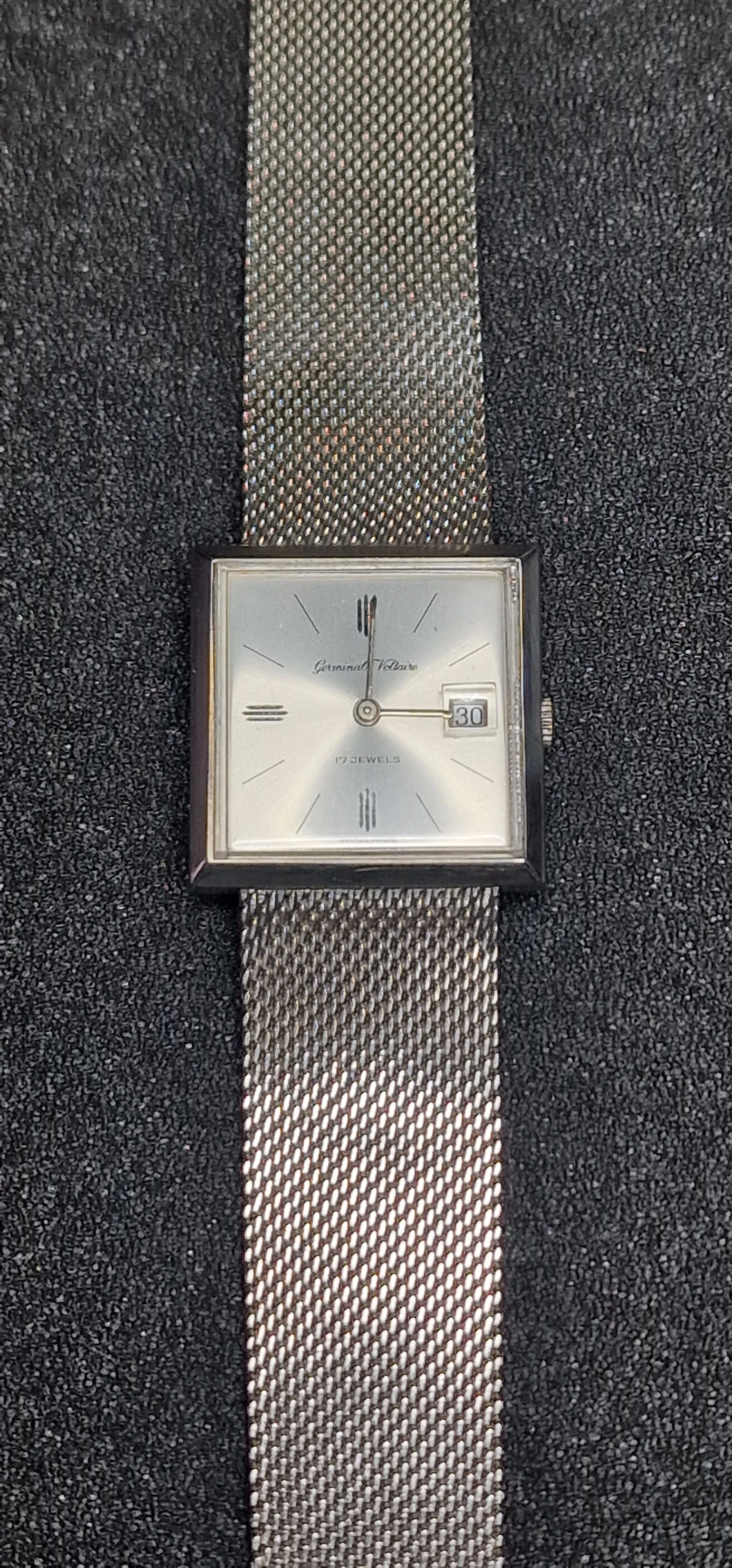 🕰️ New Vintage Watch "Germinal Voltaire" – Swiss Made, Hand-Wound, NOS from Old Stock