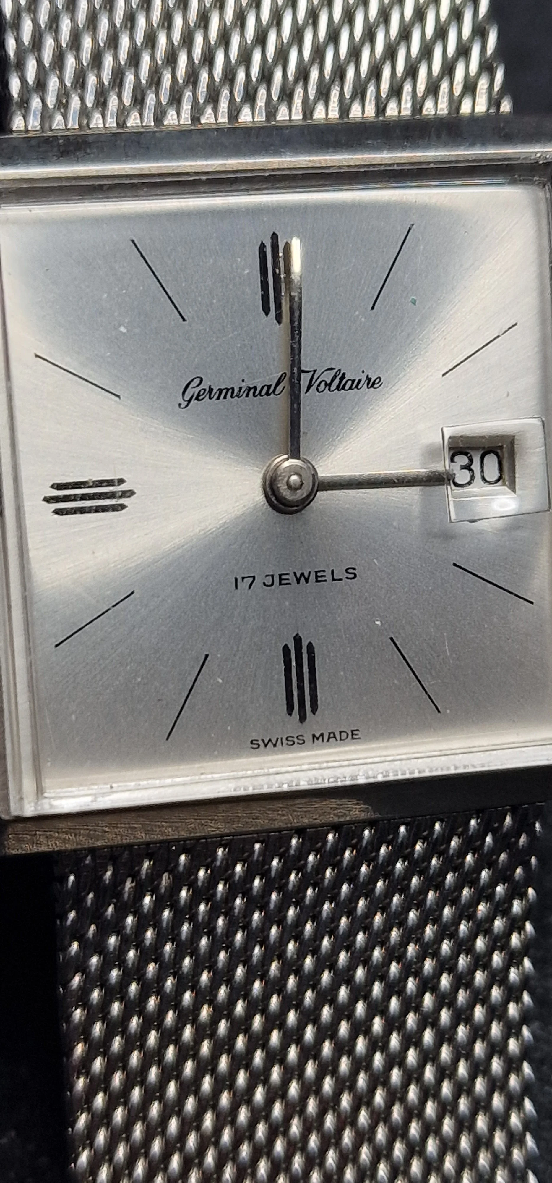 New Vintage Watch "Germinal Voltaire" – Swiss Made, Hand-Wound, NOS from Old Stock 3
